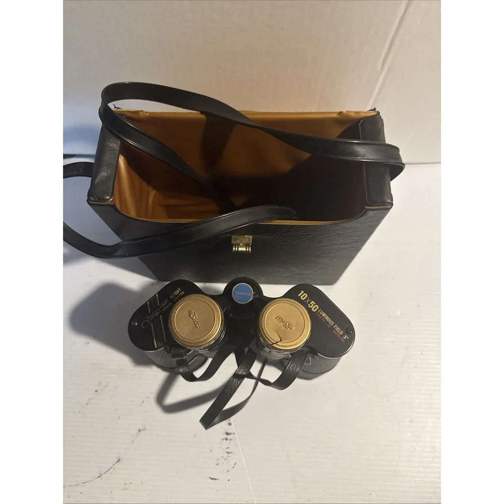 Unbranded 10x50 Black Binoculars with Carry Case